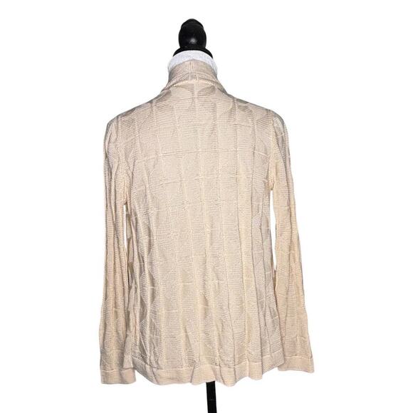 Missoni Waterfall Open Drape Cardigan Cream Size Small (40) - Picture 3 of 10